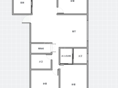 汇车桥公寓 3室 2厅 165平米